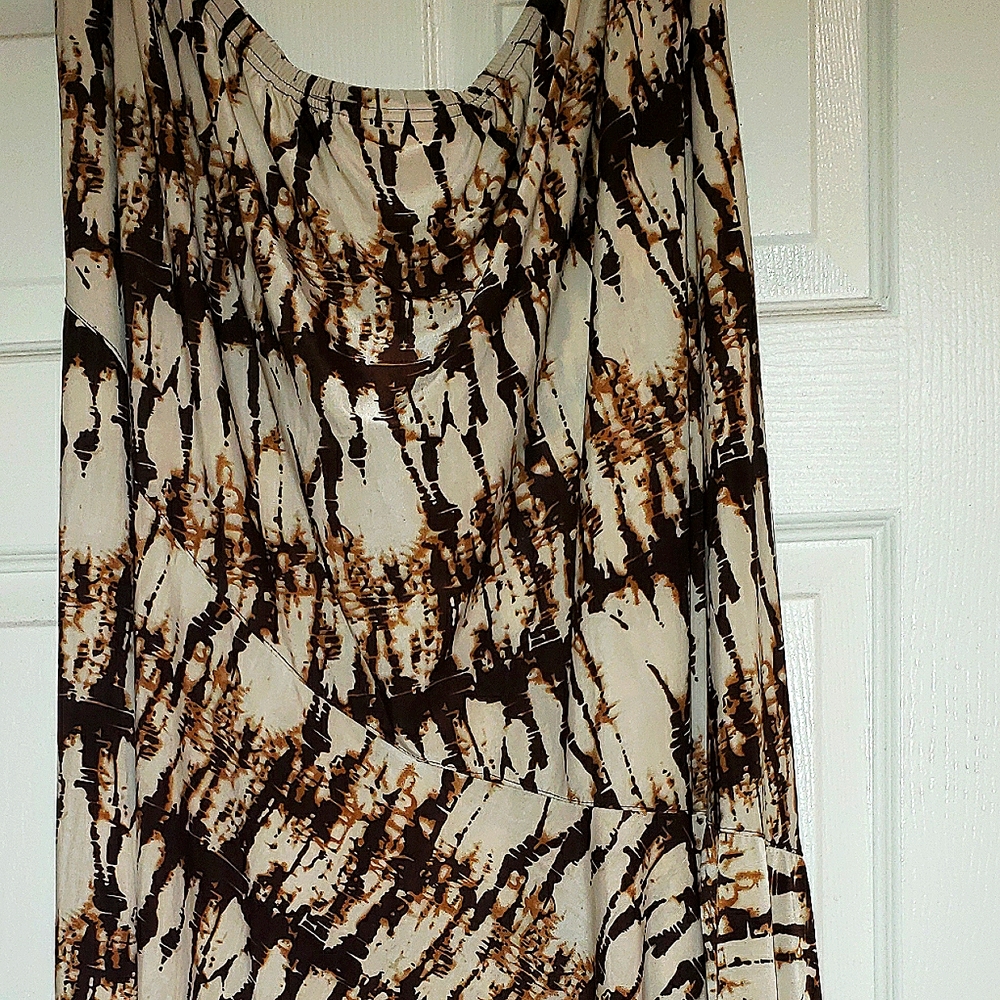 Long high low skirt